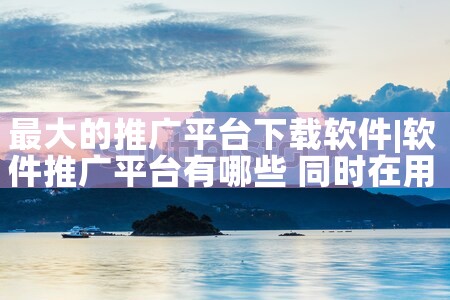 最大的推广平台下载软件|糖心Vlog入口
