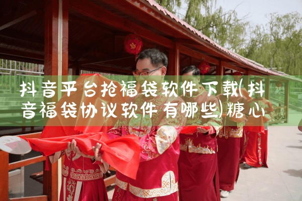 抖音平台抢福袋软件下载|糖心Vlog入口